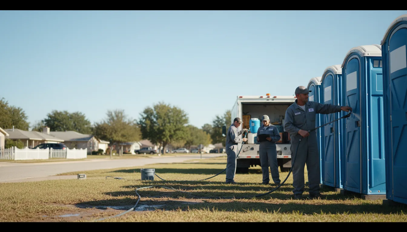 Long-Term Portable Toilet Rental in Leicester, NC near me